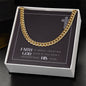 Faith In God Cuban Link Necklace For Men M50