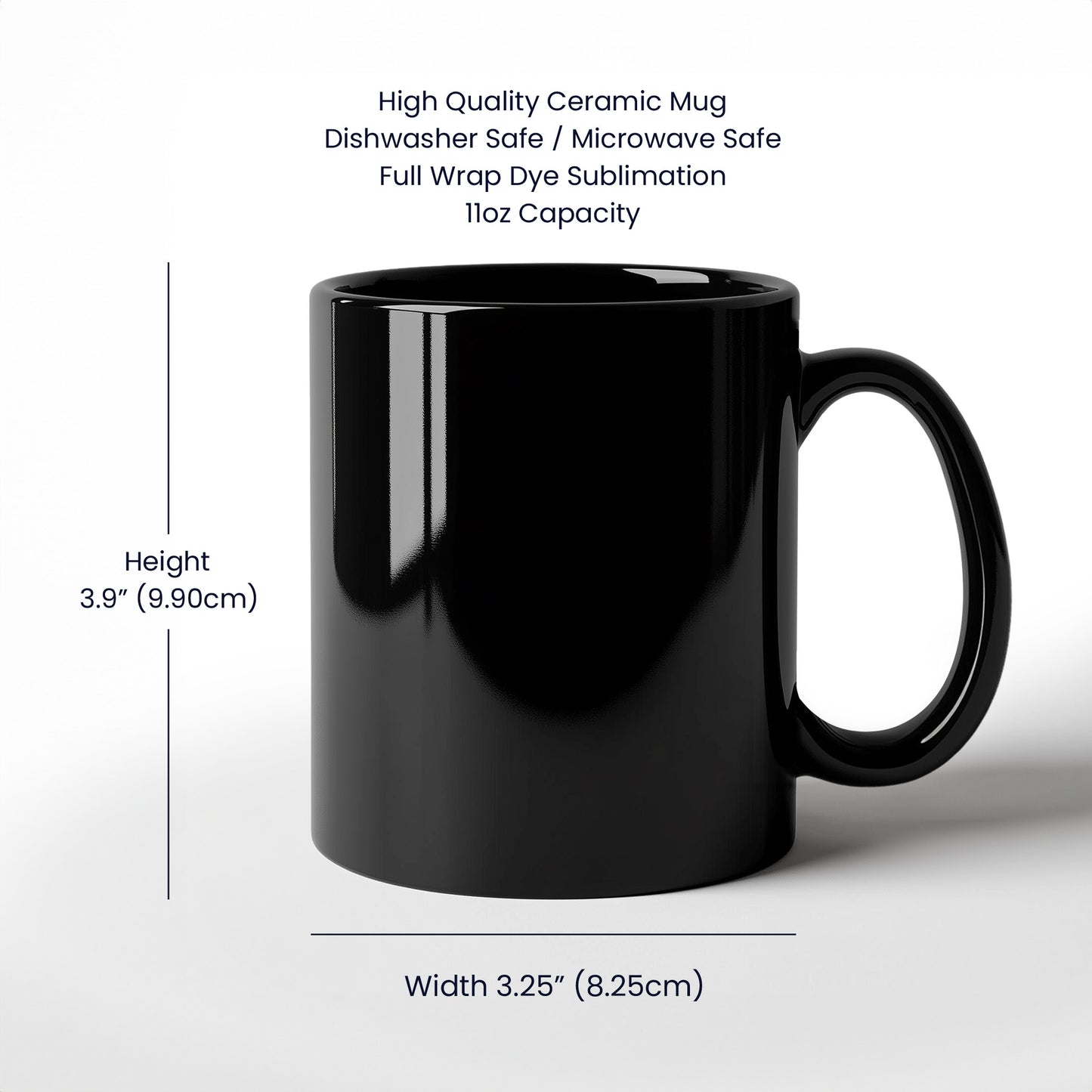 Husband Daddy Protector Hero Black Coffee Mug – Perfect Father's Day Gift for Dad