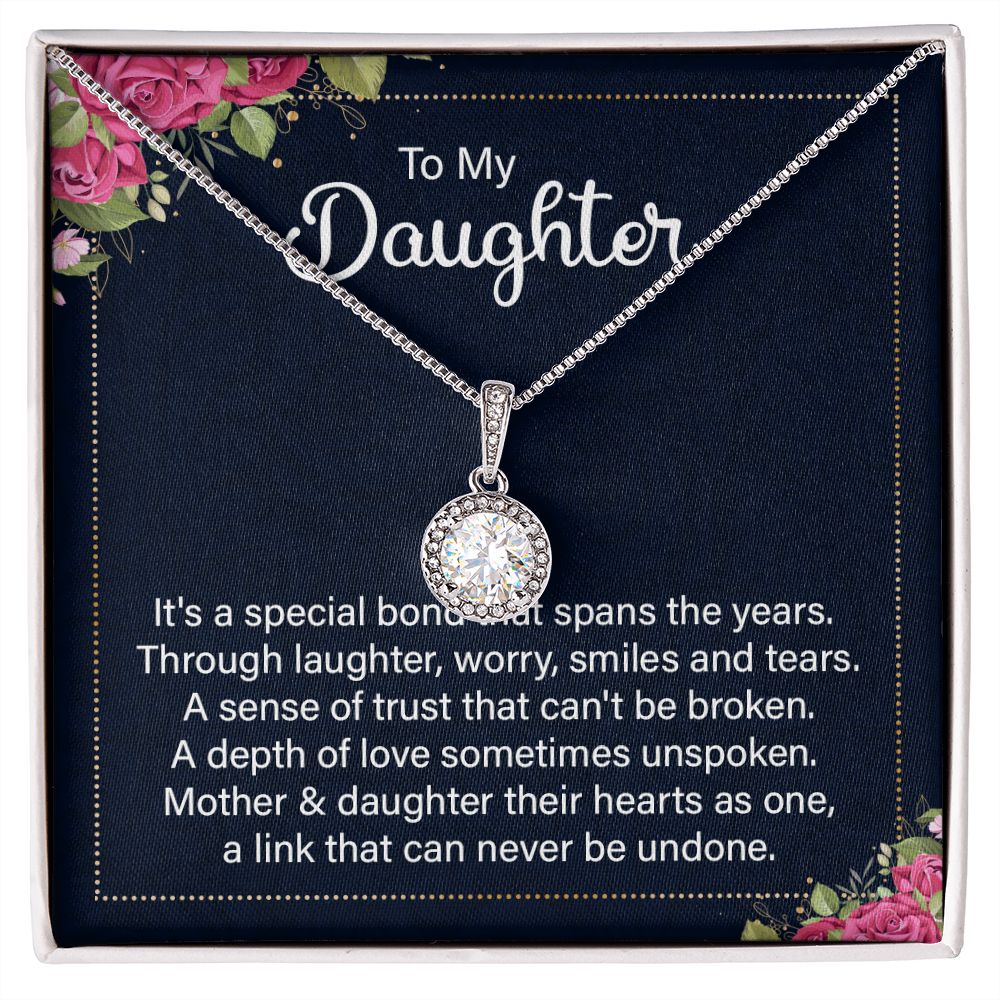 To my daughter - it's a special bond Eternal Hope Necklace -