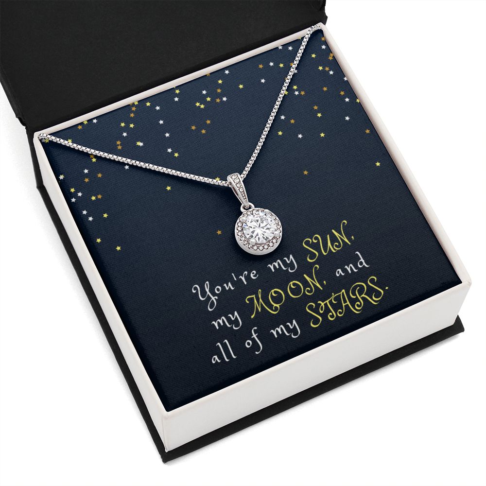 Sun Moon Stars Eternal Hope Necklace -