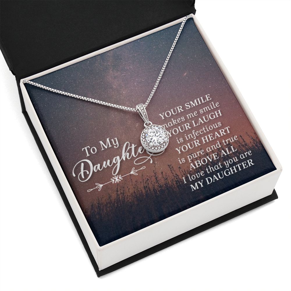 To my daughter-HER SMILE Eternal Hope Necklace -