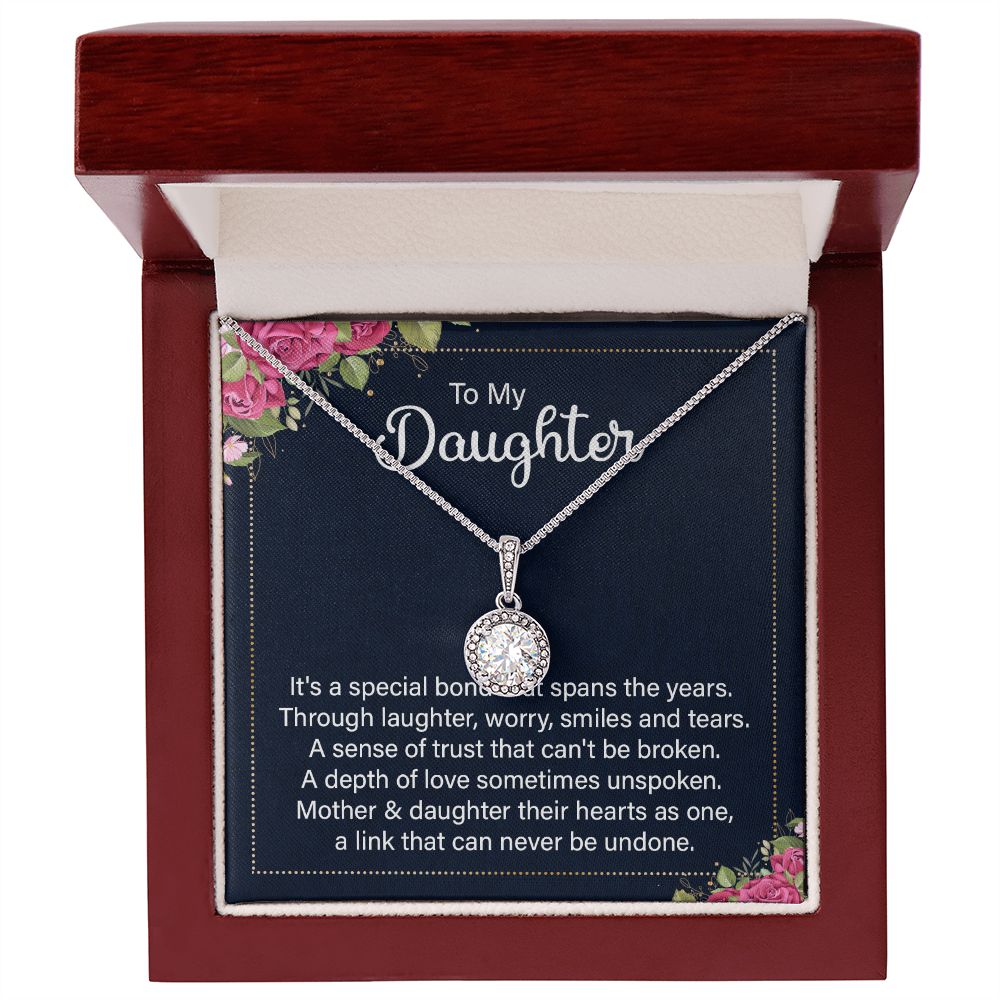 To my daughter - it's a special bond Eternal Hope Necklace -