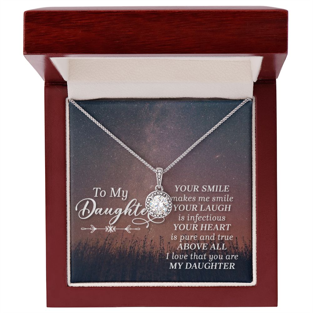 To my daughter-HER SMILE Eternal Hope Necklace -