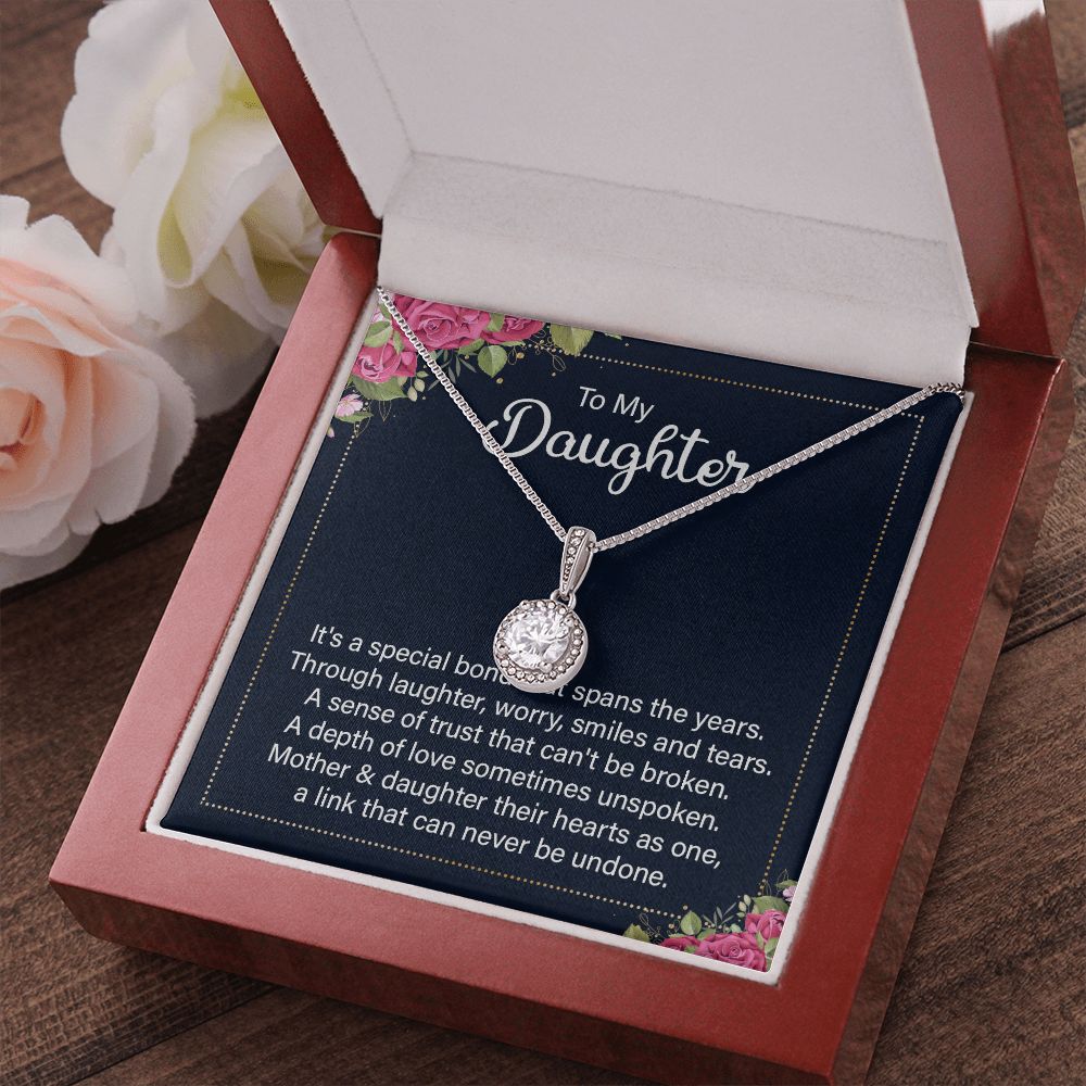 To my daughter - it's a special bond Eternal Hope Necklace -