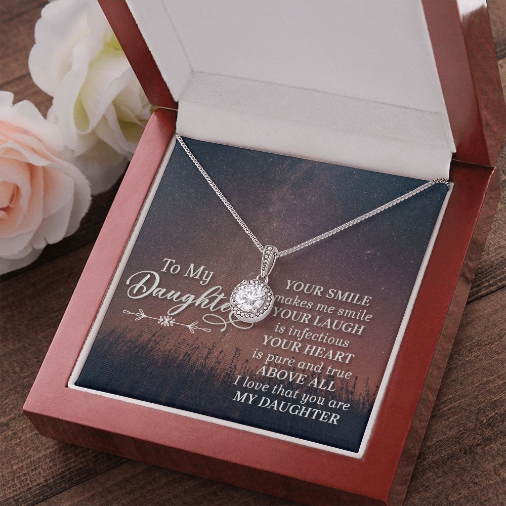 To my daughter-HER SMILE Eternal Hope Necklace -