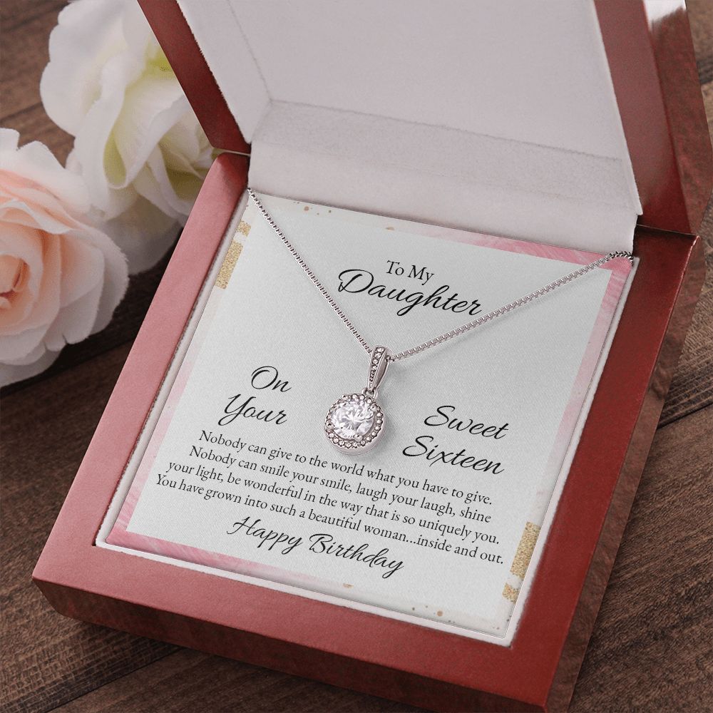 To My Daughter - Nobody can give to the world Eternal Hope Necklace -