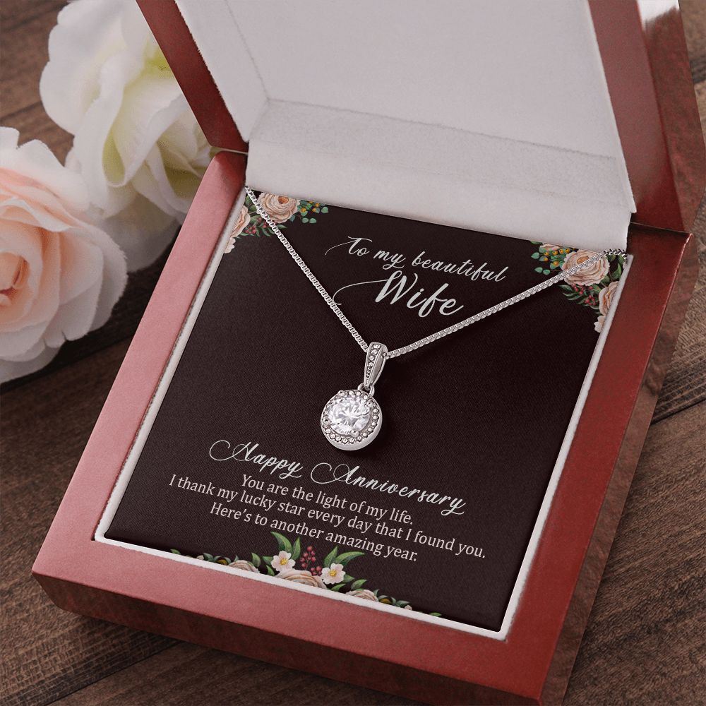 To my beautiful wife happy anniversary Eternal Hope Necklace -