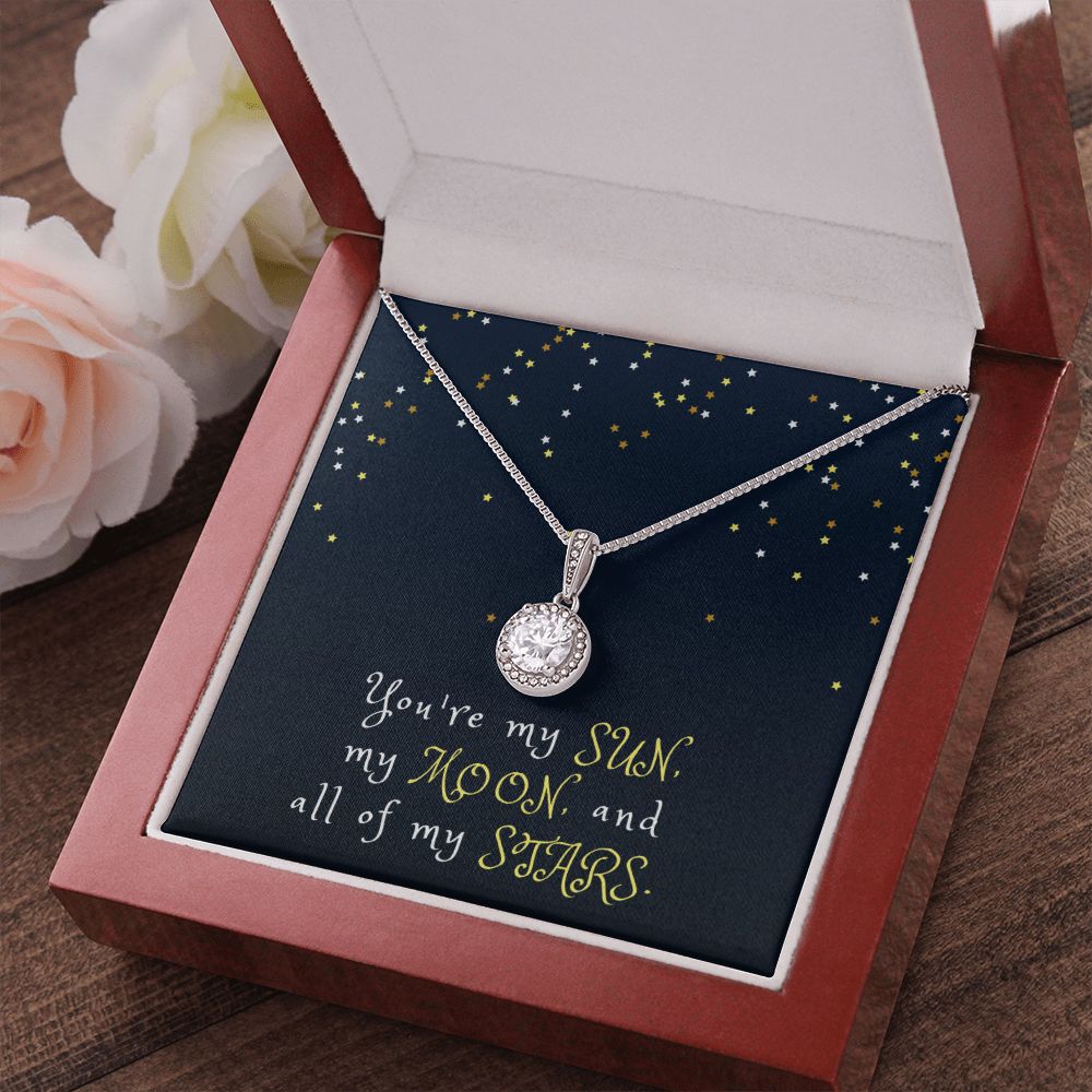 Sun Moon Stars Eternal Hope Necklace -