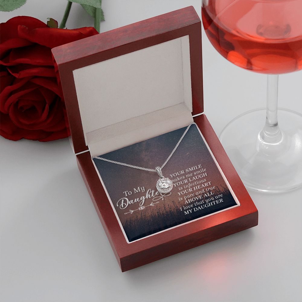 To my daughter-HER SMILE Eternal Hope Necklace -
