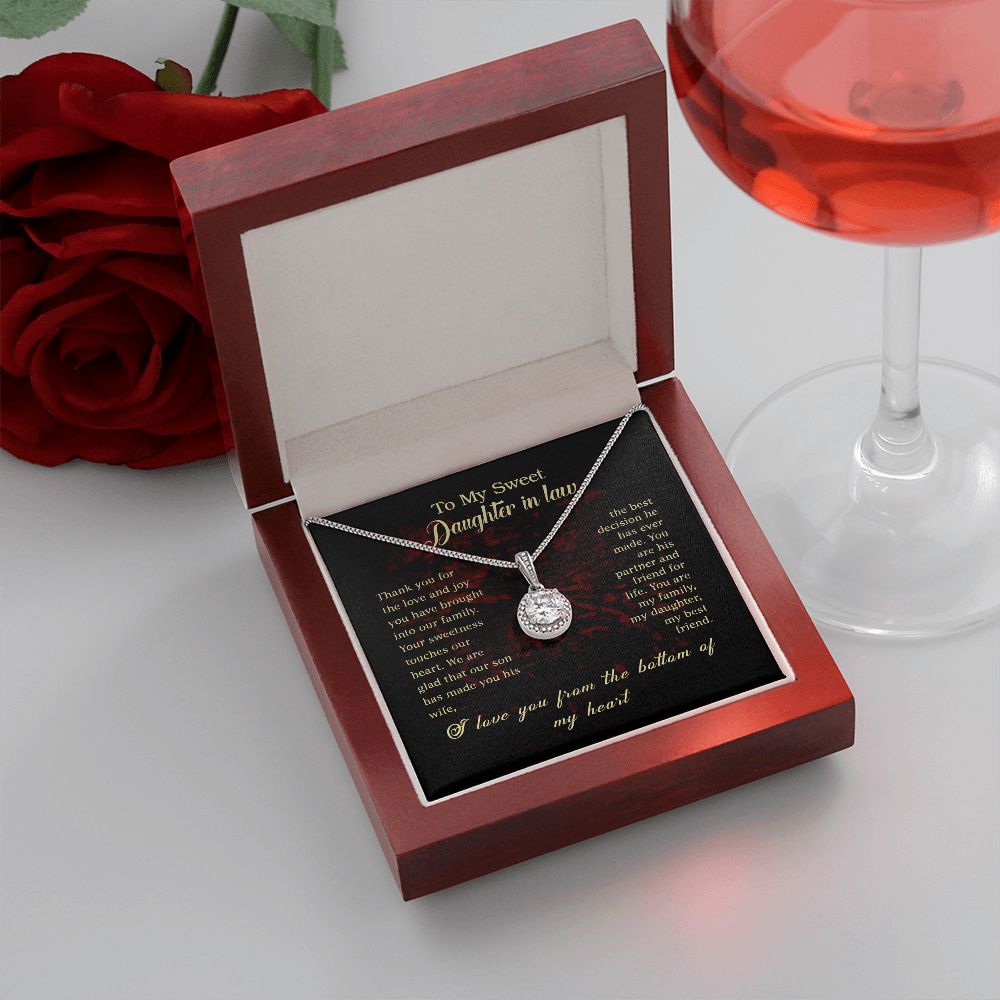 To my Daughter In Law Eternal Hope Necklace -