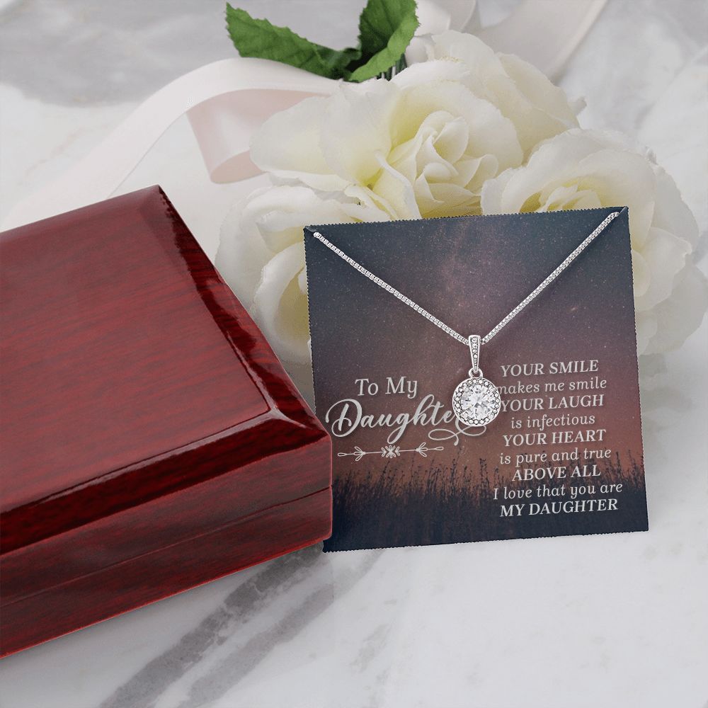 To my daughter-HER SMILE Eternal Hope Necklace -