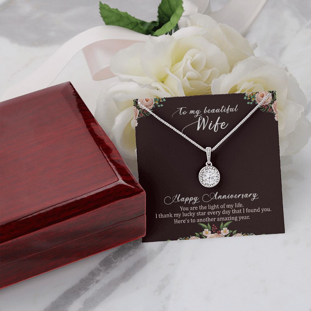 To my beautiful wife happy anniversary Eternal Hope Necklace -