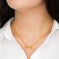 Scripted Love Necklace - To My Wife In a Thousand Lifetimes