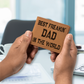 Best Freakin' Dad in the World Leather Wallet – Gift for Dad or Husband