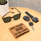 Best Freakin' Dad in the World Leather Wallet – Gift for Dad or Husband