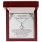 To My Loving WIFE and an Amazing MUM Mother's Day Gift Card and Necklace with CZ Pendant from Husband EHN_M66WifeMUM