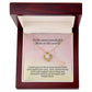 M52 Elegant Love Knot Necklace with Message Card for Mom, Mum, Grandma on Mother's Day