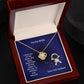 To  My Wife, I Love You To The Moon And Back Love Knot Necklace Birthday, Anniversary, Valentine's  Gift for the Wife M67_Wife