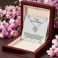 M51 Elegant Love Knot Necklace with Message Card for Mom, Mum, Grandma on Mother's Day