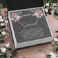 To My Daughter - Personalized Name Signature Style Neckalce Gift from Mom and Dad - MC006Gray