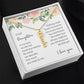 NPBSNDaughter05-01 Personalized Name Vertical Dangling Necklace Gift For Daughter - In My Eyes