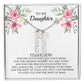 To My Daughter Personalized Vertical Multi Name Necklace