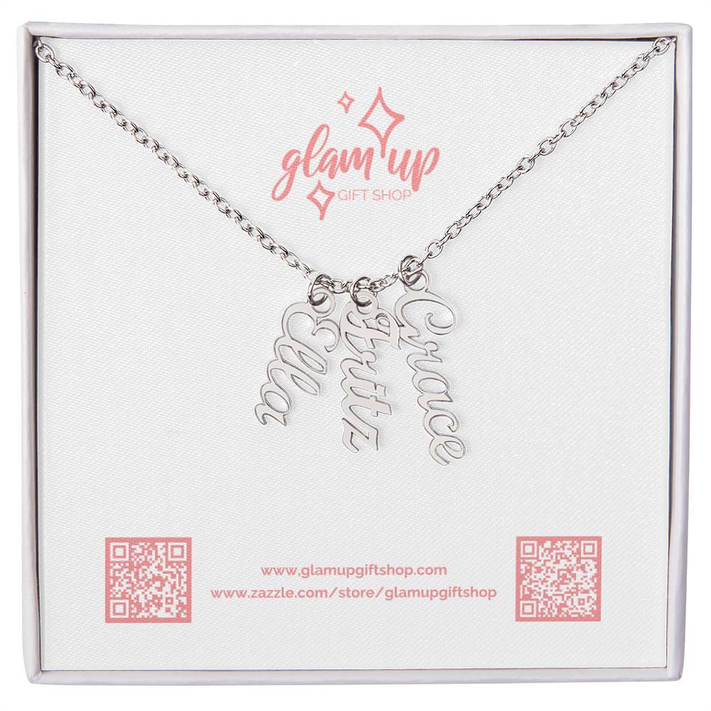 Personalized Multi Name Necklace