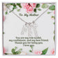 To My Mother Personalized Multi Name Vertical Necklace