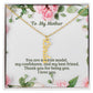 To My Mother Personalized Multi Name Vertical Necklace