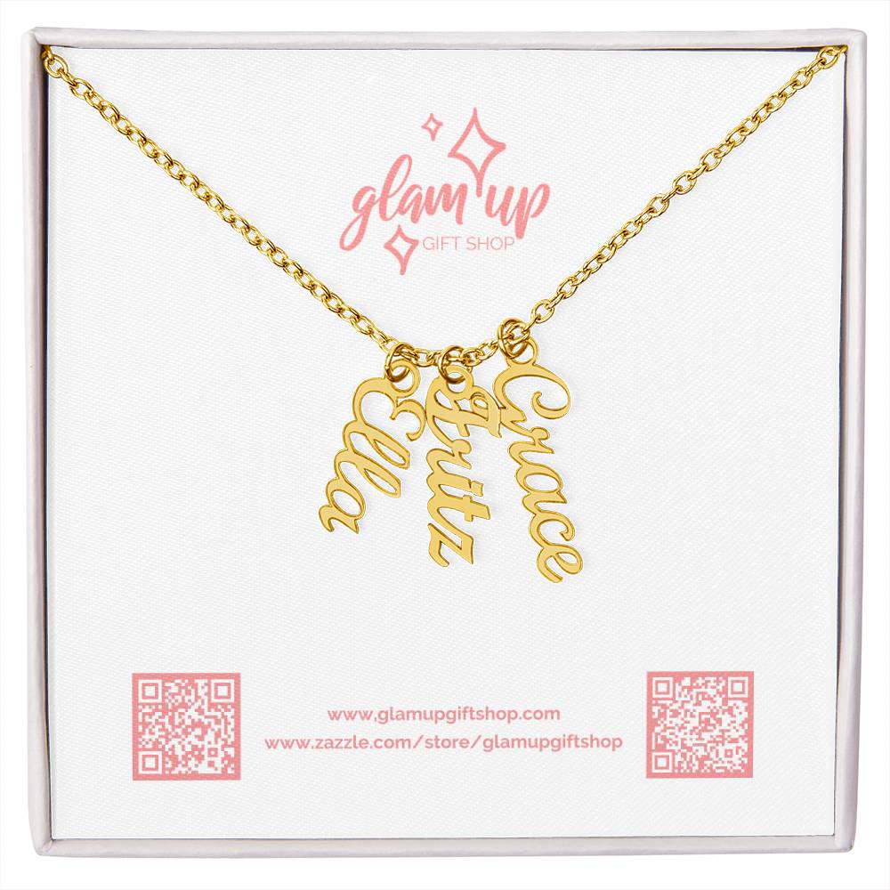 Personalized Multi Name Necklace