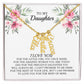 To My Daughter Personalized Vertical Multi Name Necklace