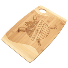 Load image into Gallery viewer, Custom BBQ Board, BBQ Cutting Board, Meat Cutting Board, Custom Steak Board, Custom Serving Board, Custom Cutting Board, Grilling Gift