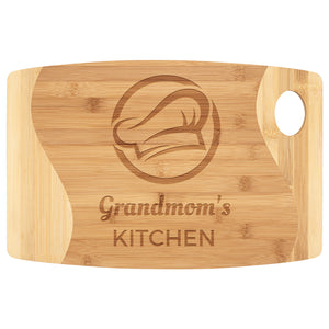 Personalised Kitchen Engraved Bamboo Chopping Board Grandma Dad Customised Novelty Gift Cheese Board Serving Board