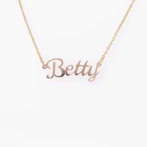 Script Personalized Name Necklace