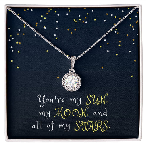 Sun Moon Stars Eternal Hope Necklace -