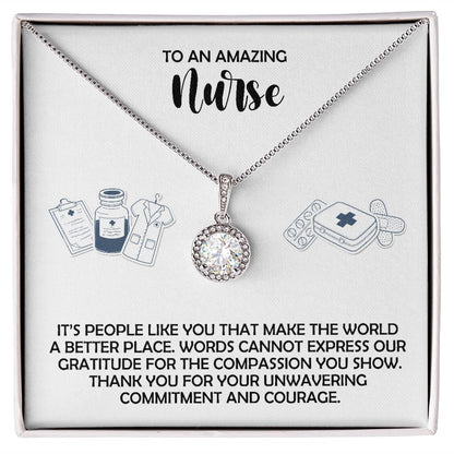 Nurse 2 White-01 Eternal Hope Necklace -