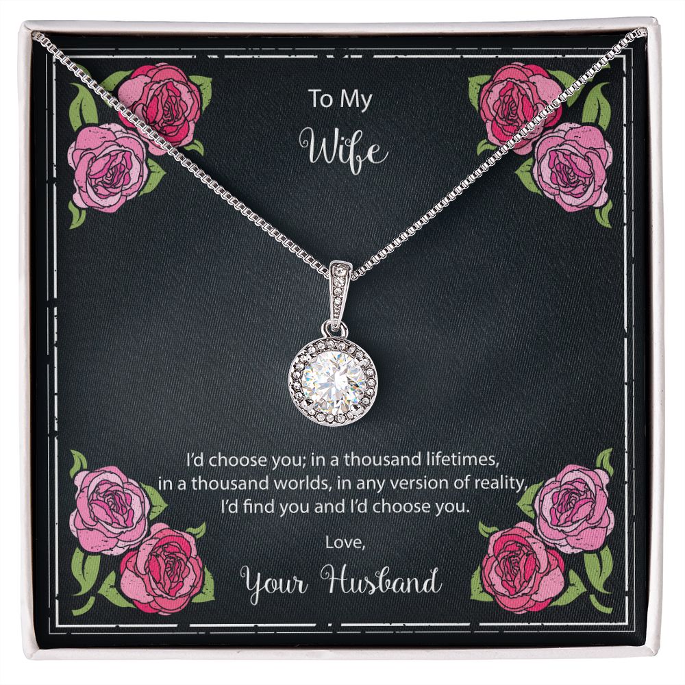 Flowers Message Card 1a Eternal Hope Necklace -