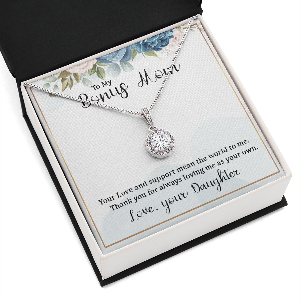 To My Bonus Mom Eternal Hope Necklace -