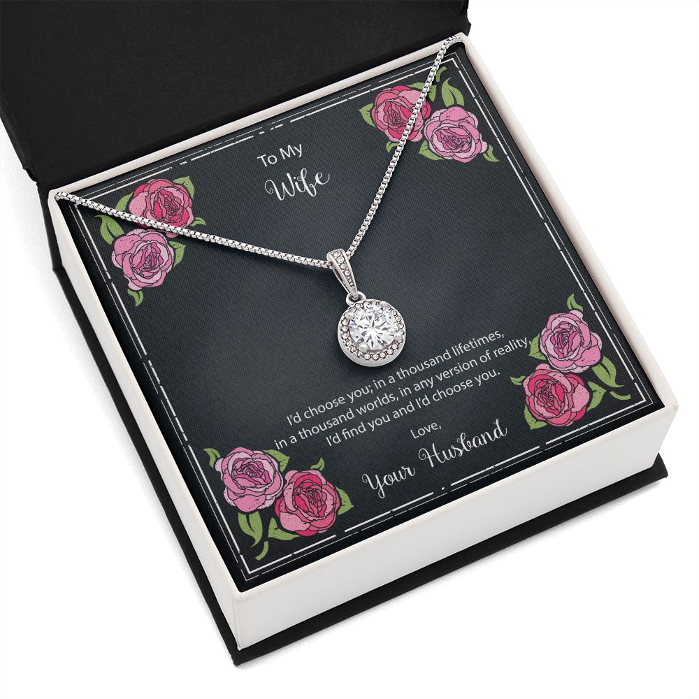 Flowers Message Card 1a Eternal Hope Necklace -