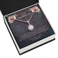 Mothers Day To My Wife Peony Eternal Hope Necklace -