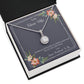 Fiancee Flowers Message Card 2 Eternal Hope Necklace -