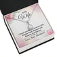 To my wife - i love you then, i love you still Eternal Hope Necklace -