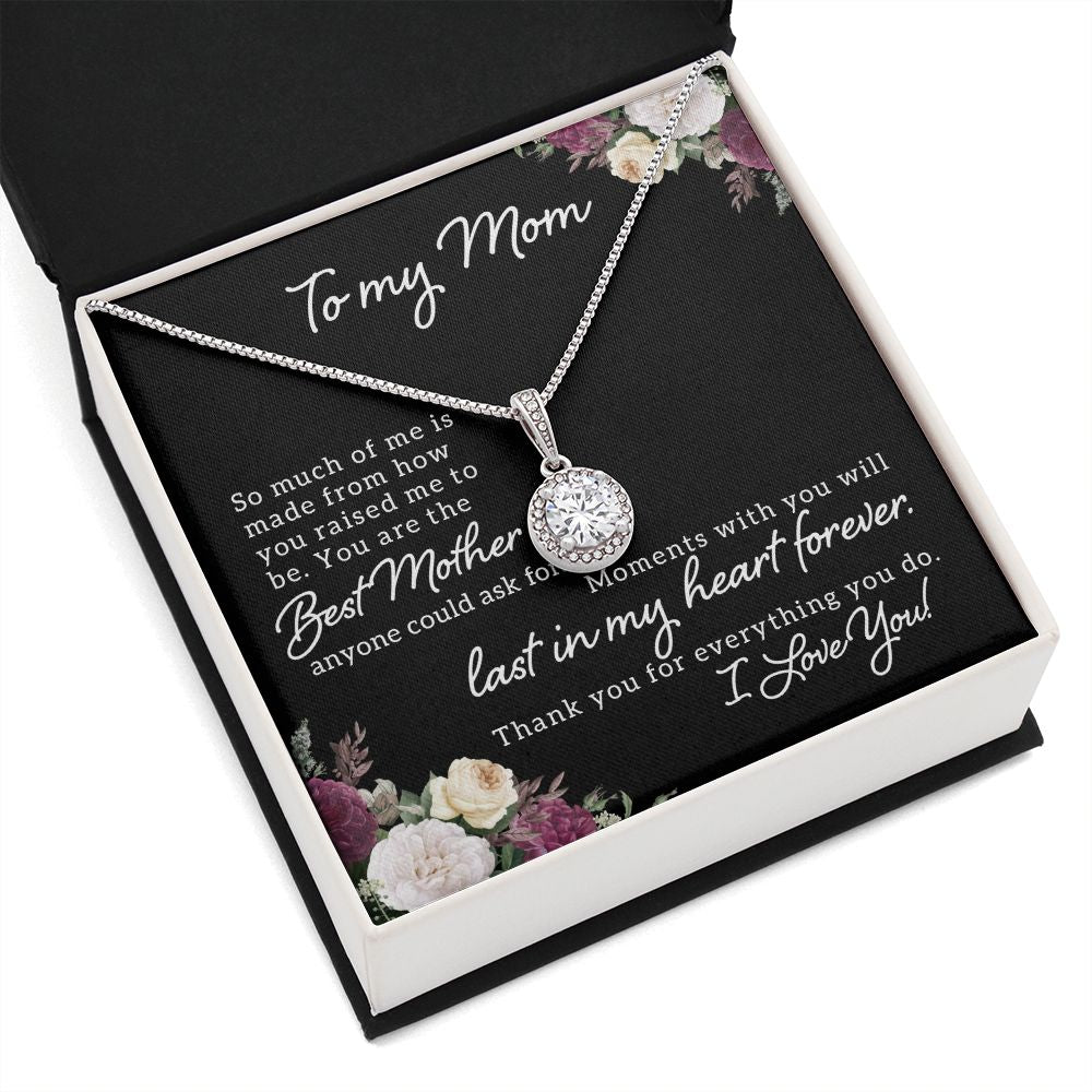 To My Mom-So much of me Eternal Hope Necklace -