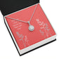Generic Salmon Pink Eternal Hope Necklace -