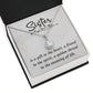 A sister is a gift Eternal Hope Necklace -