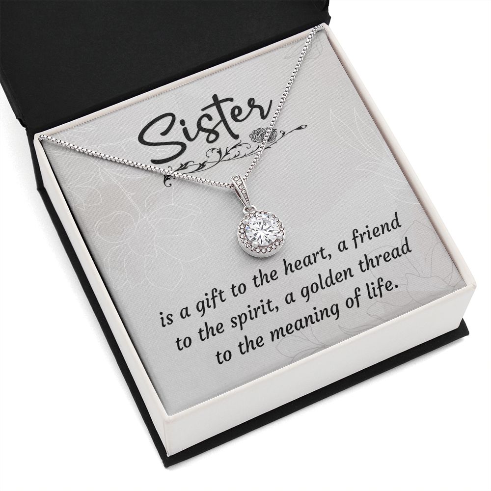 A sister is a gift Eternal Hope Necklace -