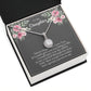 Flower Message Card 6 Gray Daughter Ability To See 2 Eternal Hope Necklace -