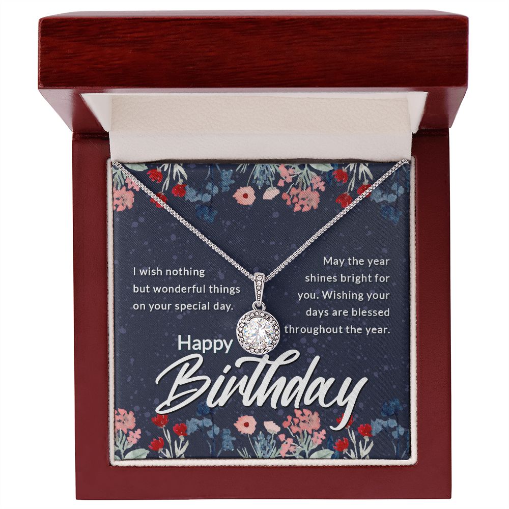 Happy Birthday Eternal Hope Necklace -