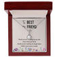 To my best friend-Thank you Eternal Hope Necklace -