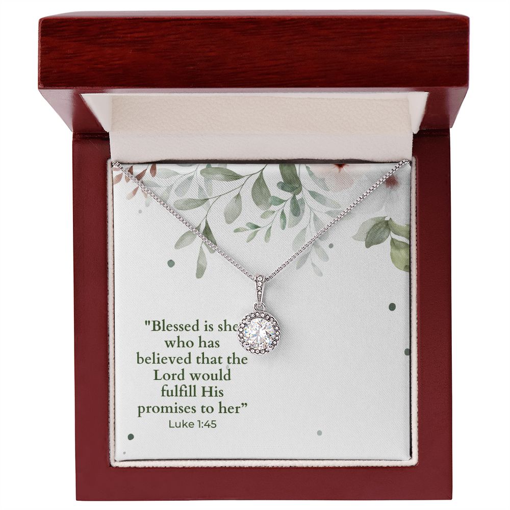 Luke 1_45 Eternal Hope Necklace -